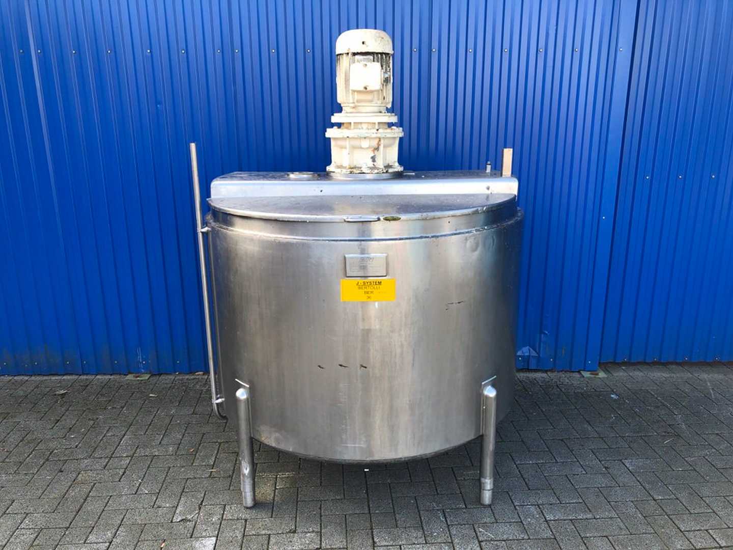 1400L Edelstahl Rührwerksbehälter-0