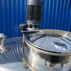 1305L Edelstahl Rührwerksbehälter mit Thermoplate und Dissolver-4012