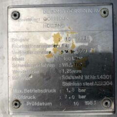 100L Edelstahl Druckbehälter-7031