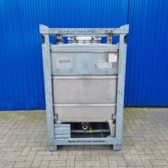 1000L Edelstahl Transportbehälter