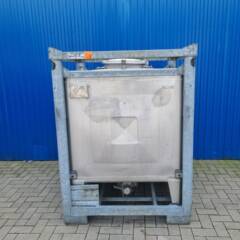 1000L Edelstahl Transportbehälter